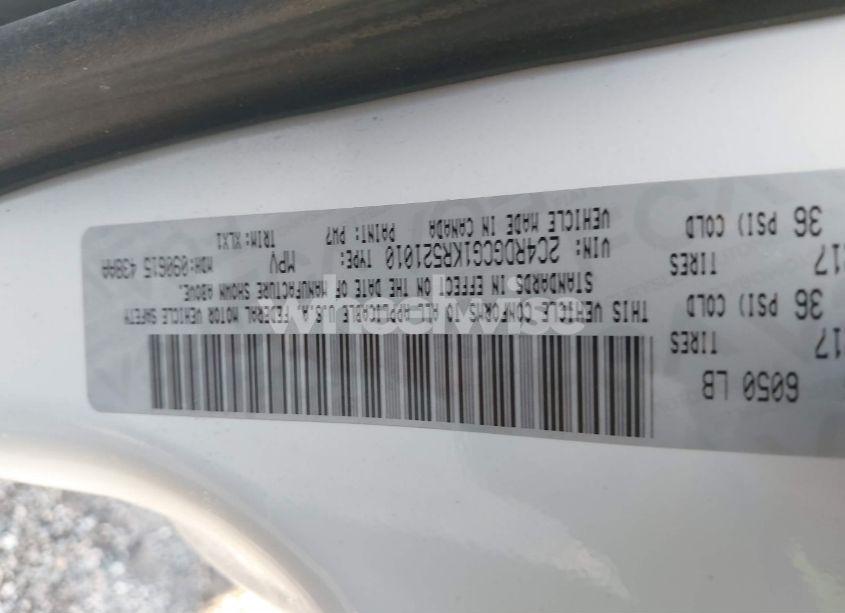 Photo 9 of 2019 Dodge Grand CARAVAN SXT (VIN 2C4RDGCG1KR521010)