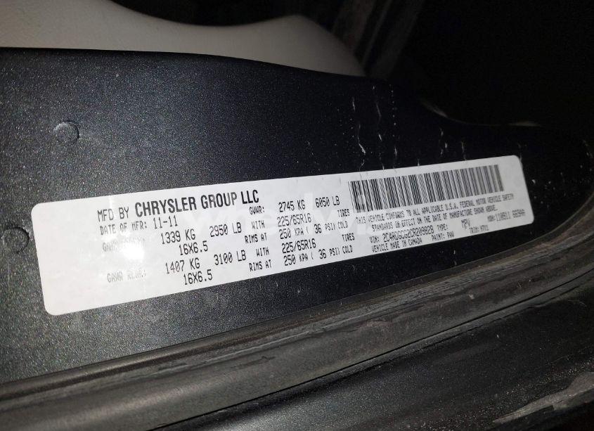 Photo 9 of 2012 Dodge Grand CARAVAN SXT (VIN 2C4RDGCG2CR209828)