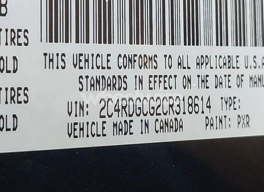 Photo 9 of 2012 Dodge Grand CARAVAN SXT (VIN 2C4RDGCG2CR318614)