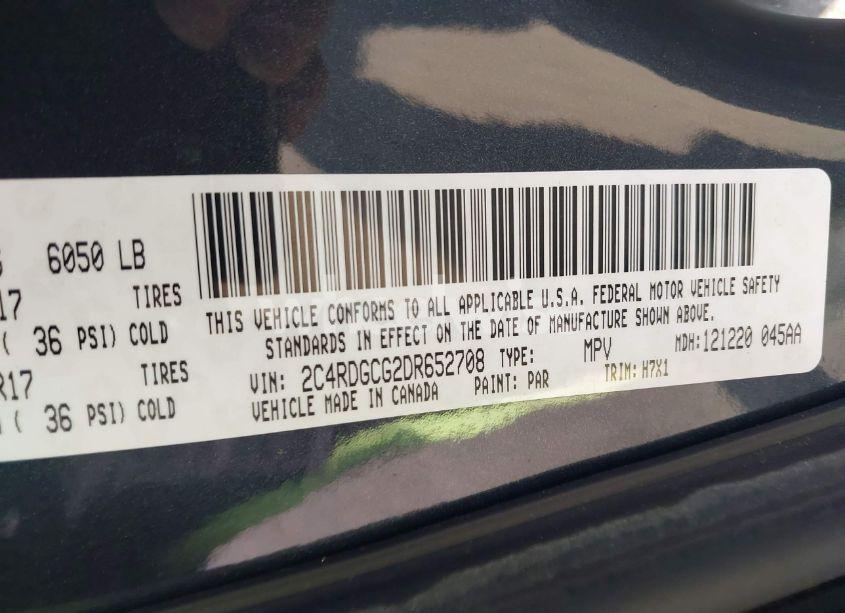 Photo 9 of 2013 Dodge Grand CARAVAN SXT (VIN 2C4RDGCG2DR652708)