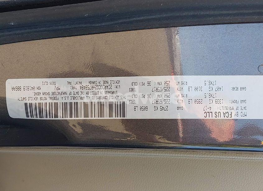 Photo 9 of 2017 Dodge Grand CARAVAN SXT (VIN 2C4RDGCG2HR758484)