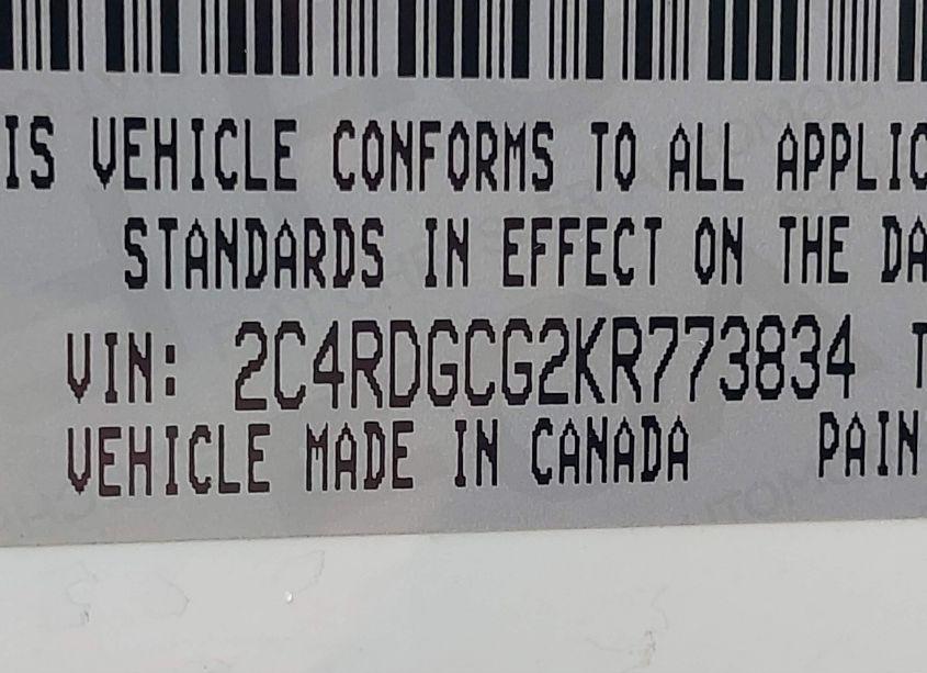 Photo 9 of 2019 Dodge Grand CARAVAN SXT (VIN 2C4RDGCG2KR773834)