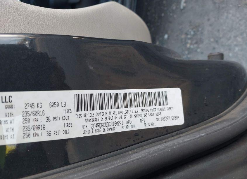 Photo 9 of 2012 Dodge Grand CARAVAN SXT (VIN 2C4RDGCG3CR160221)