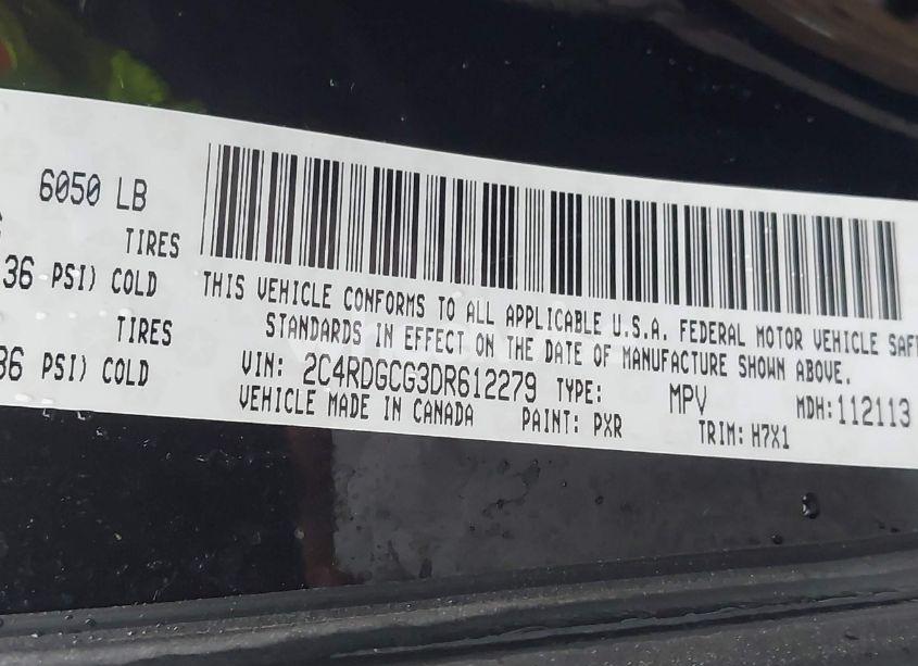 Photo 9 of 2013 Dodge Grand CARAVAN SXT (VIN 2C4RDGCG3DR612279)