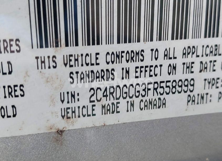 Photo 9 of 2015 Dodge Grand CARAVAN SXT (VIN 2C4RDGCG3FR558999)