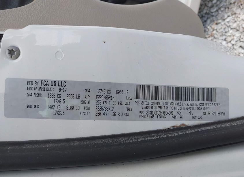 Photo 9 of 2017 Dodge Grand CARAVAN SXT (VIN 2C4RDGCG3HR864801)