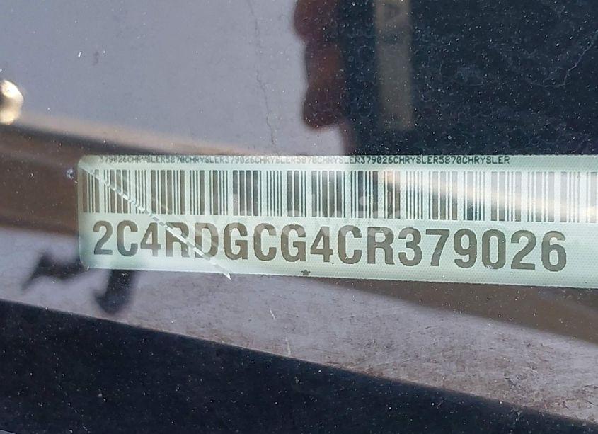 Photo 9 of 2012 Dodge Grand CARAVAN SXT (VIN 2C4RDGCG4CR379026)