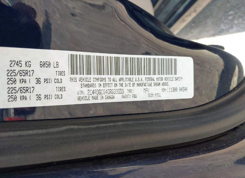 Photo 9 of 2013 Dodge Grand CARAVAN SXT (VIN 2C4RDGCG4DR633559)