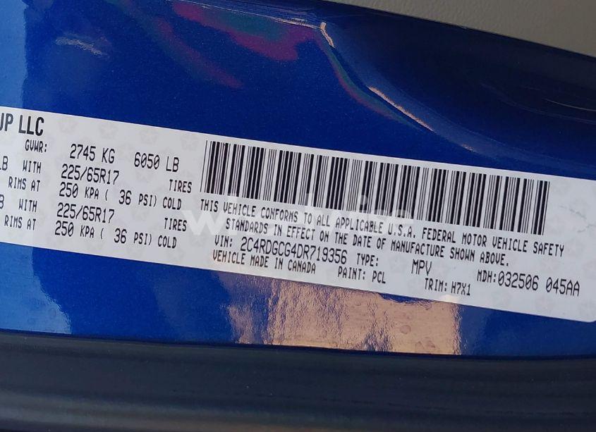 Photo 9 of 2013 Dodge Grand CARAVAN SXT (VIN 2C4RDGCG4DR719356)