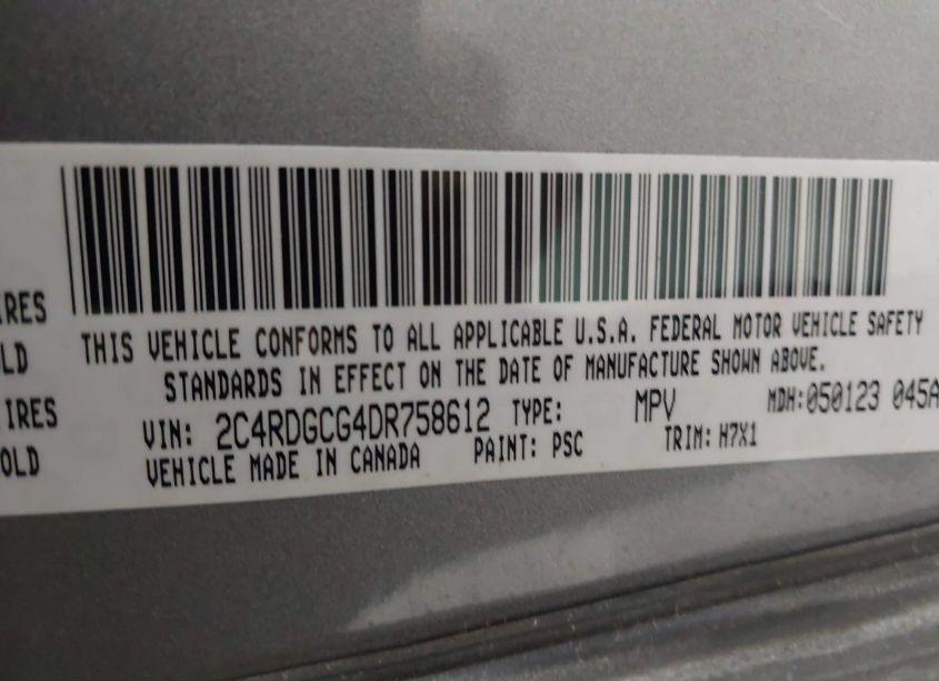 Photo 9 of 2013 Dodge Grand CARAVAN SXT (VIN 2C4RDGCG4DR758612)