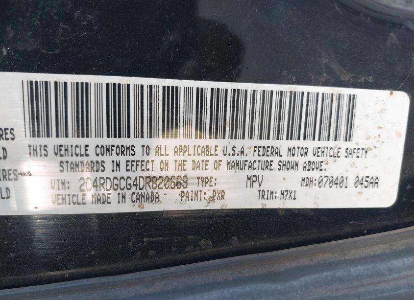 Photo 9 of 2013 Dodge Grand CARAVAN SXT (VIN 2C4RDGCG4DR820669)