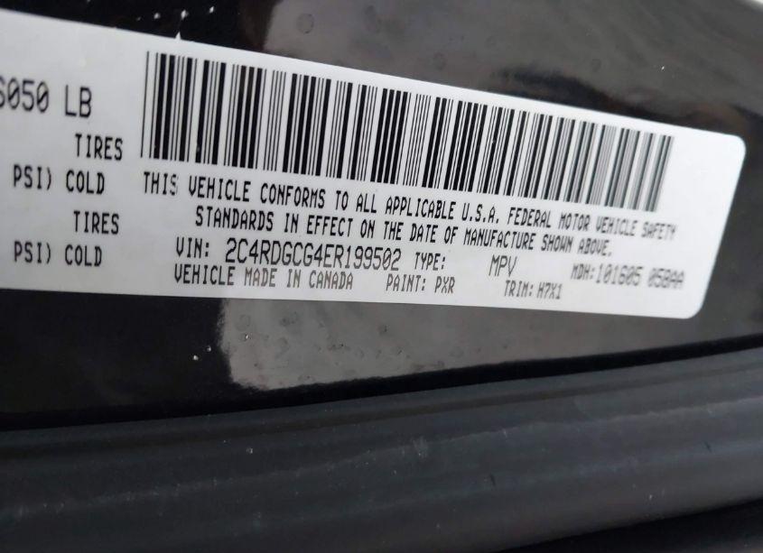 Photo 9 of 2014 Dodge Grand CARAVAN SXT (VIN 2C4RDGCG4ER199502)