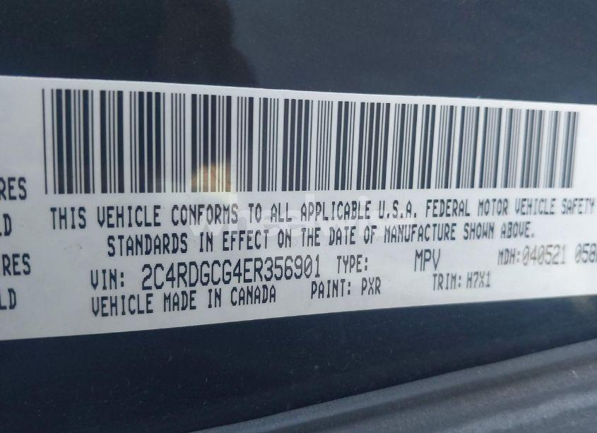 Photo 9 of 2014 Dodge Grand CARAVAN SXT (VIN 2C4RDGCG4ER356901)