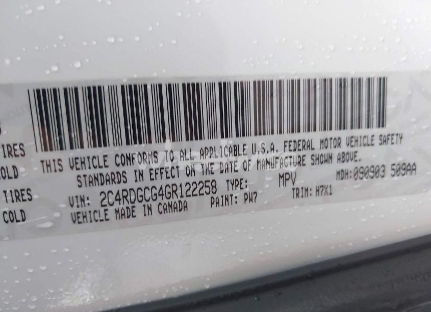 Photo 9 of 2016 Dodge Grand CARAVAN SXT (VIN 2C4RDGCG4GR122258)