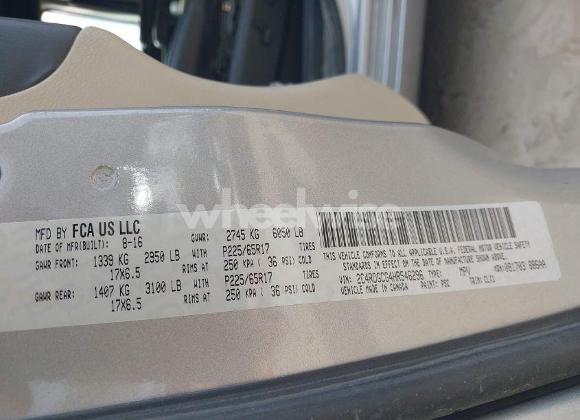 Photo 9 of 2017 Dodge Grand CARAVAN SXT (VIN 2C4RDGCG4HR546296)