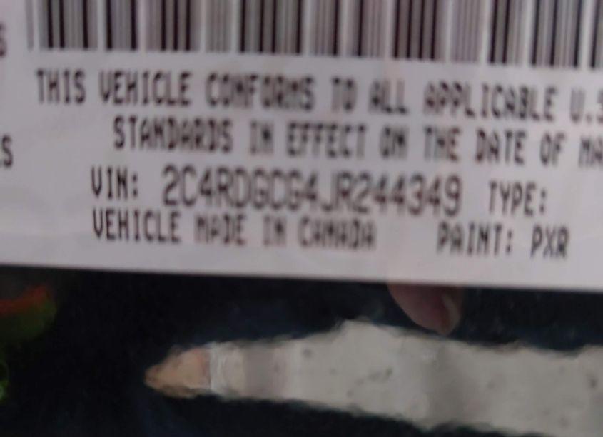 Photo 9 of 2018 Dodge Grand CARAVAN SXT (VIN 2C4RDGCG4JR244349)