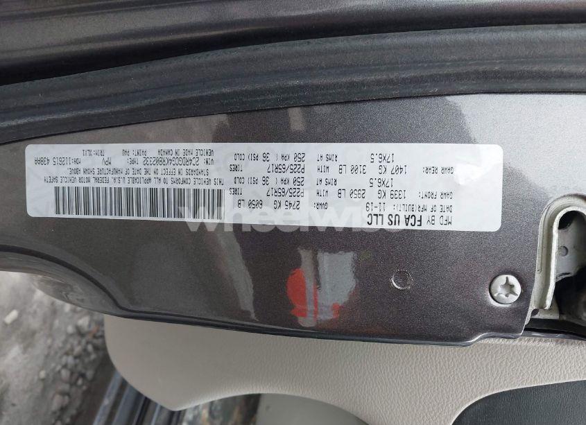 Photo 9 of 2019 Dodge Grand CARAVAN SXT (VIN 2C4RDGCG4KR802332)