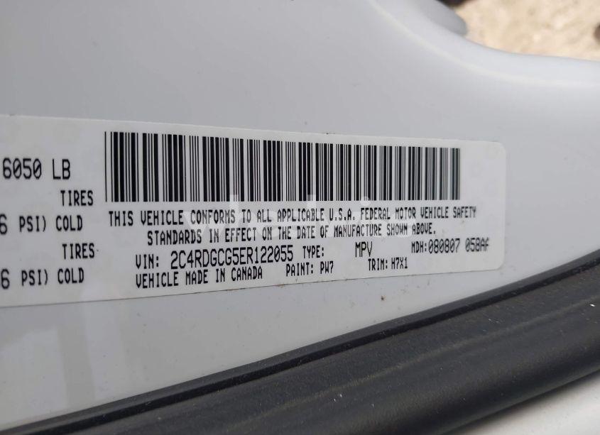 Photo 9 of 2014 Dodge Grand CARAVAN SXT (VIN 2C4RDGCG5ER122055)