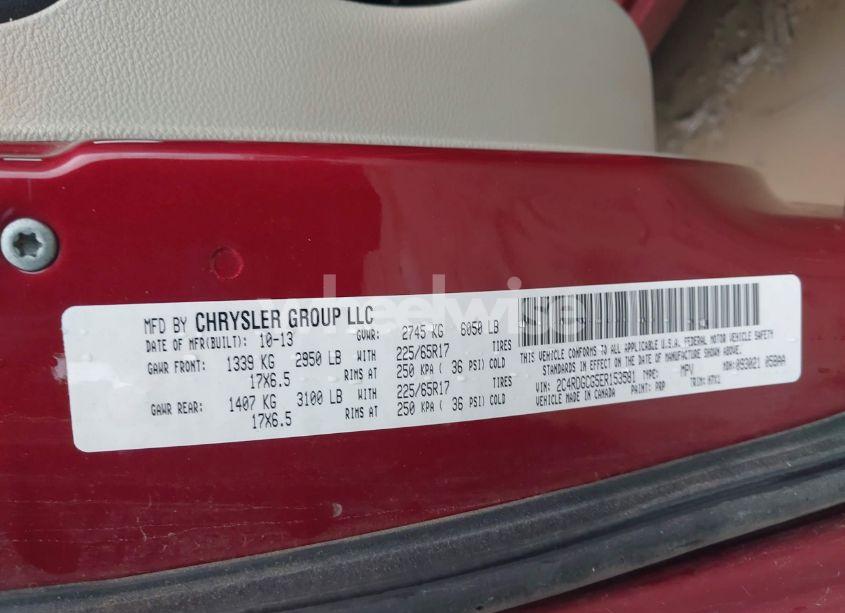 Photo 9 of 2014 Dodge Grand CARAVAN SXT (VIN 2C4RDGCG5ER153581)