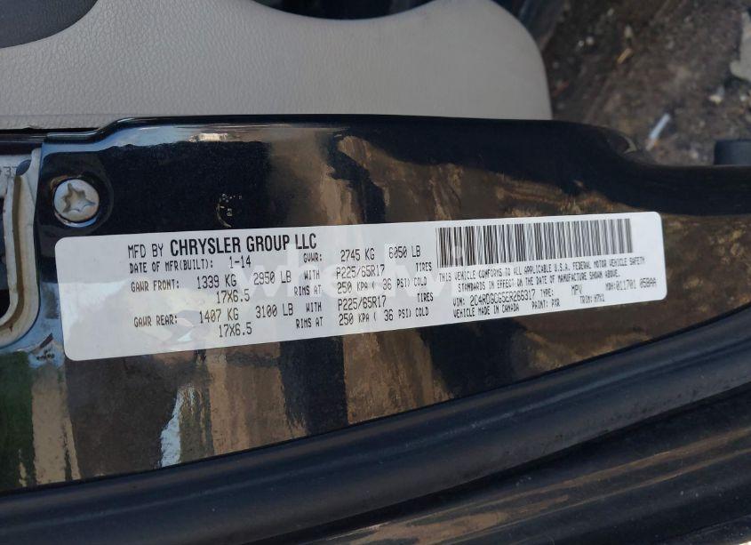 Photo 9 of 2014 Dodge Grand CARAVAN SXT (VIN 2C4RDGCG5ER266317)