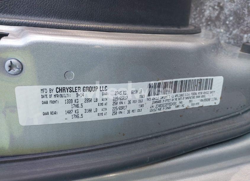 Photo 9 of 2015 Dodge Grand CARAVAN SXT (VIN 2C4RDGCG5FR524501)