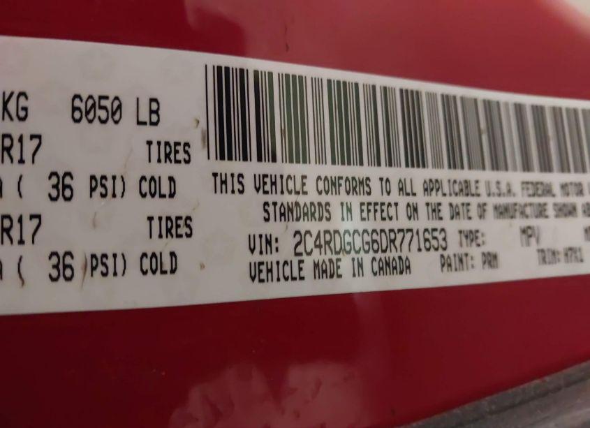 Photo 9 of 2013 Dodge Grand CARAVAN SXT (VIN 2C4RDGCG6DR771653)