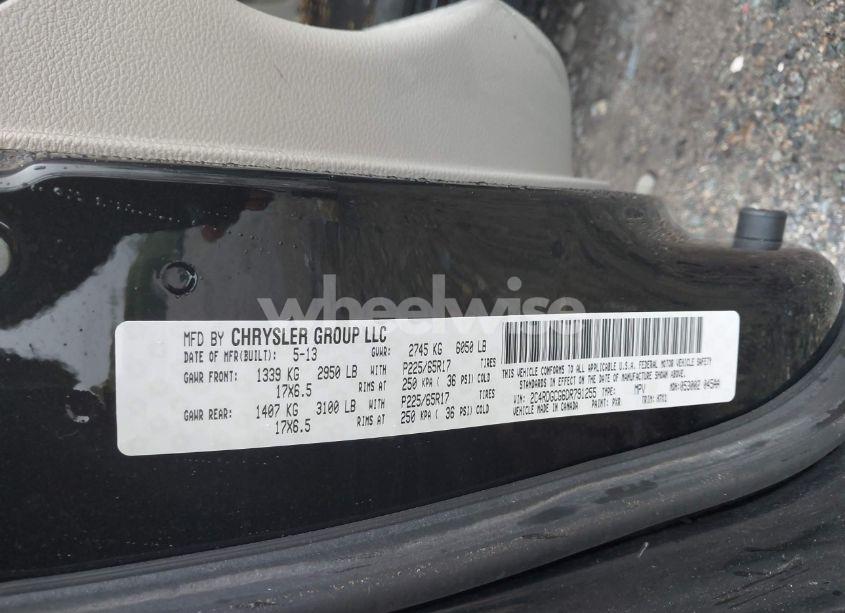 Photo 9 of 2013 Dodge Grand CARAVAN SXT (VIN 2C4RDGCG6DR791255)