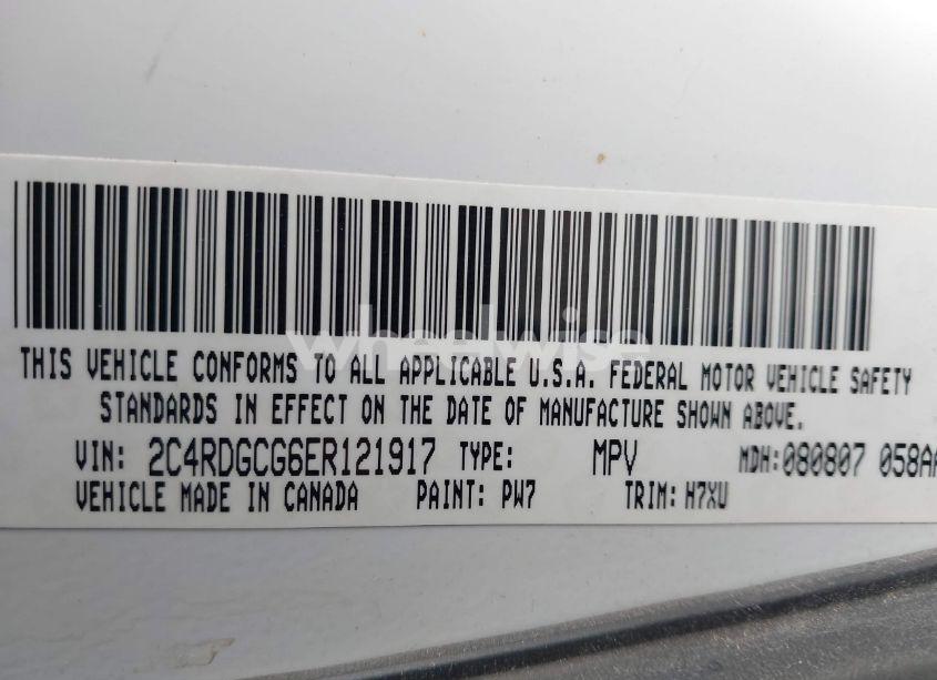 Photo 9 of 2014 Dodge Grand CARAVAN SXT (VIN 2C4RDGCG6ER121917)