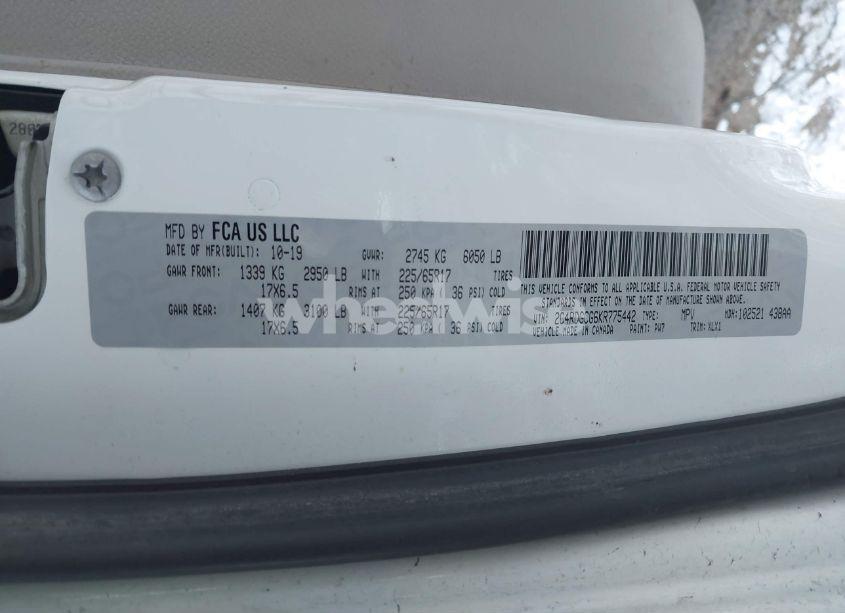 Photo 9 of 2019 Dodge Grand CARAVAN SXT (VIN 2C4RDGCG6KR775442)