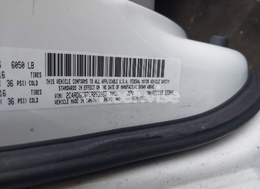 Photo 9 of 2012 Dodge Grand CARAVAN SXT (VIN 2C4RDGCG7CR283987)