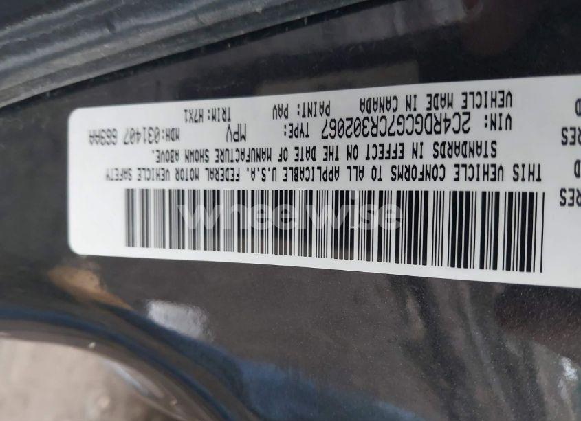 Photo 9 of 2012 Dodge Grand CARAVAN SXT (VIN 2C4RDGCG7CR302067)