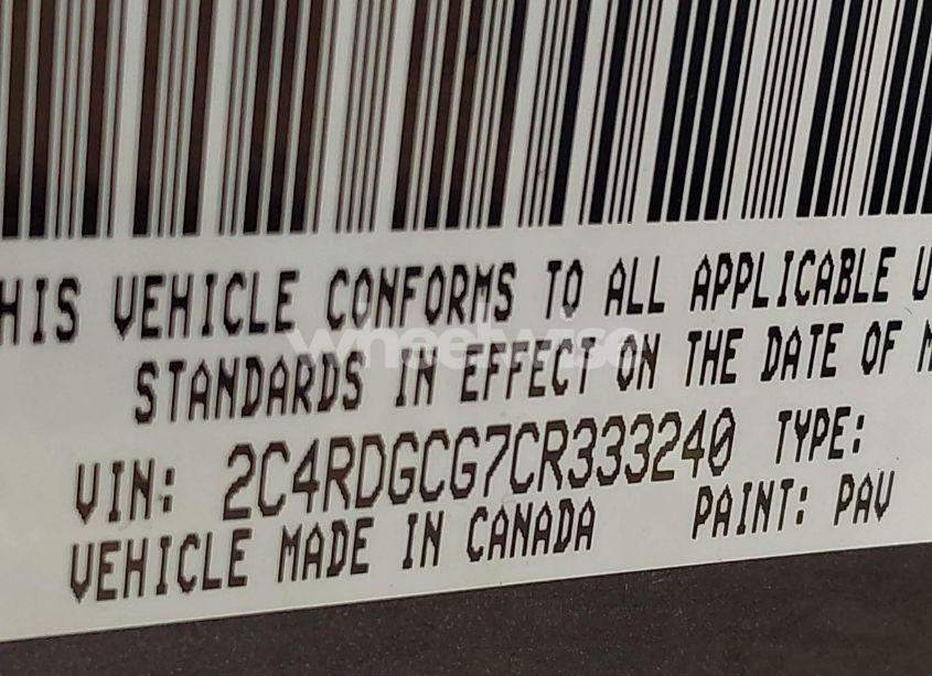 Photo 9 of 2012 Dodge Grand CARAVAN SXT (VIN 2C4RDGCG7CR333240)