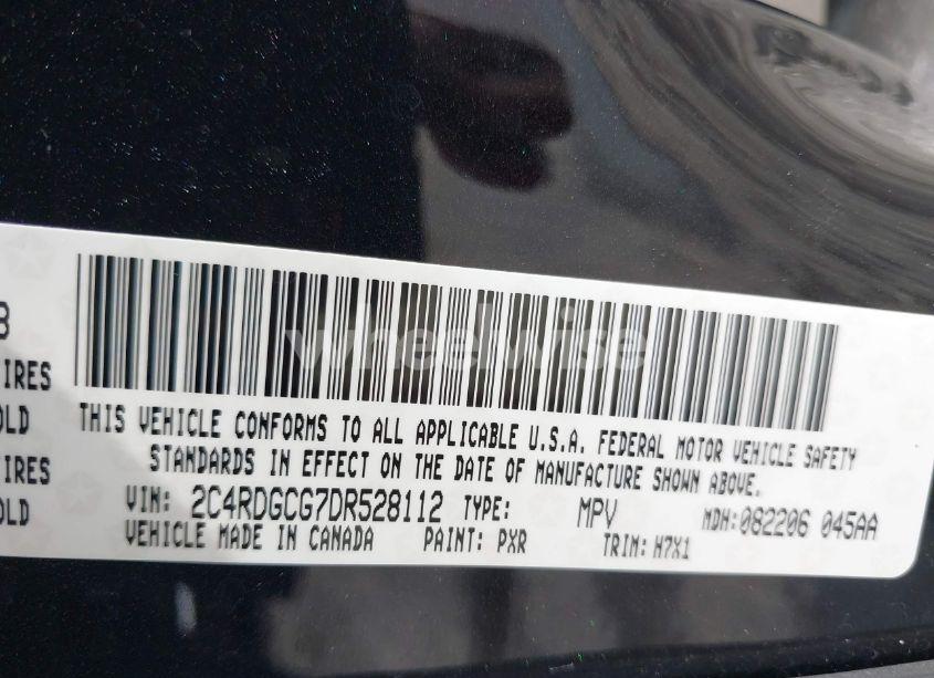 Photo 9 of 2013 Dodge Grand CARAVAN SXT (VIN 2C4RDGCG7DR528112)