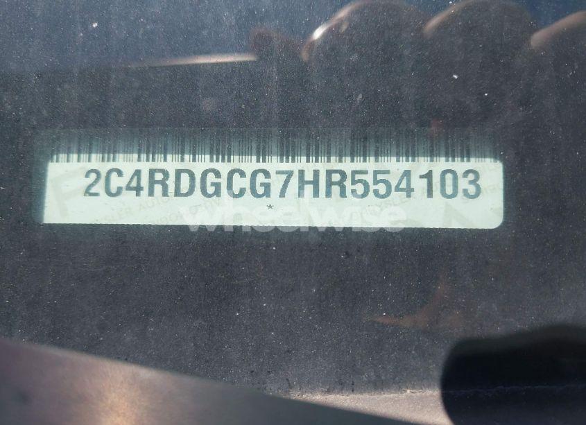 Photo 9 of 2017 Dodge Grand CARAVAN SXT (VIN 2C4RDGCG7HR554103)