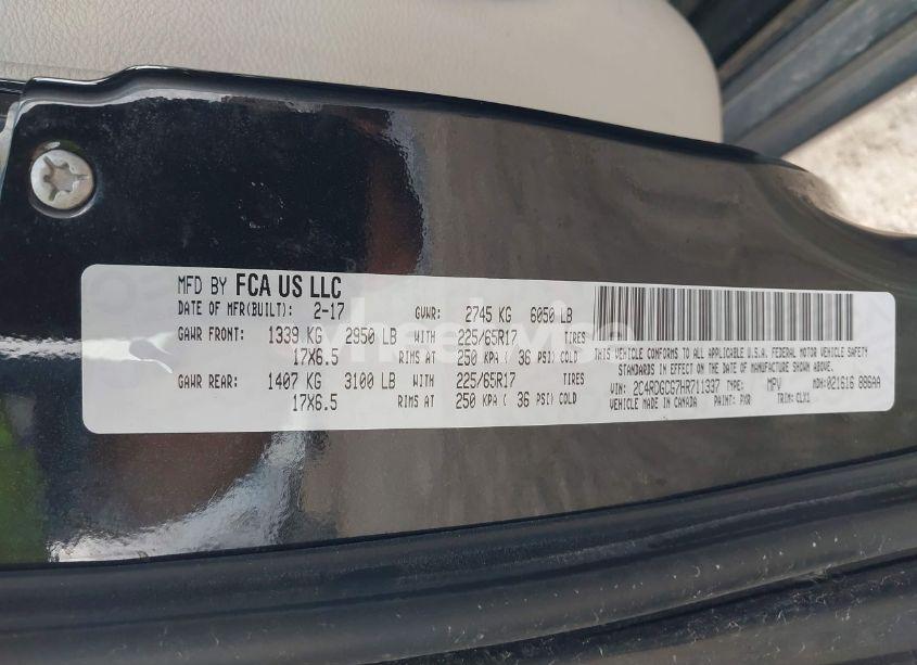 Photo 8 of 2017 Dodge Grand CARAVAN SXT (VIN 2C4RDGCG7HR711337)