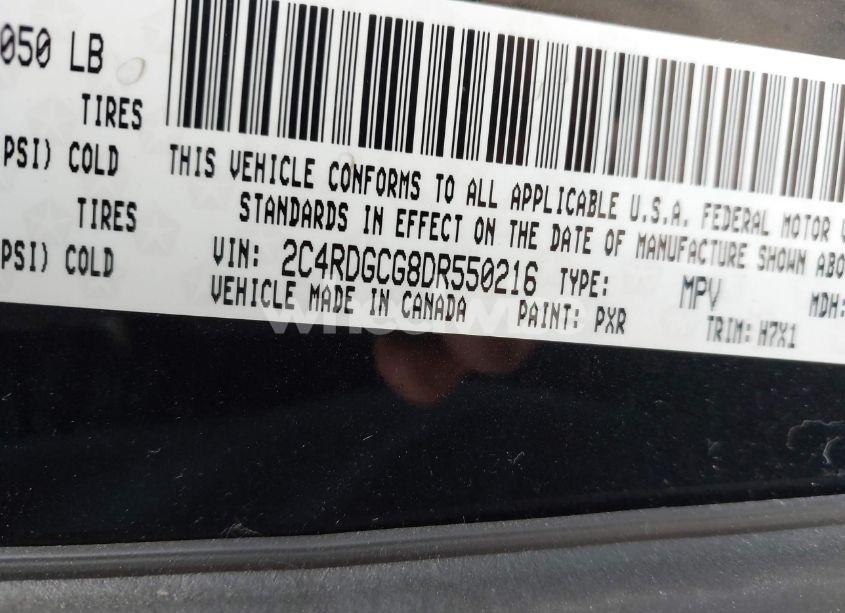 Photo 9 of 2013 Dodge Grand CARAVAN SXT (VIN 2C4RDGCG8DR550216)