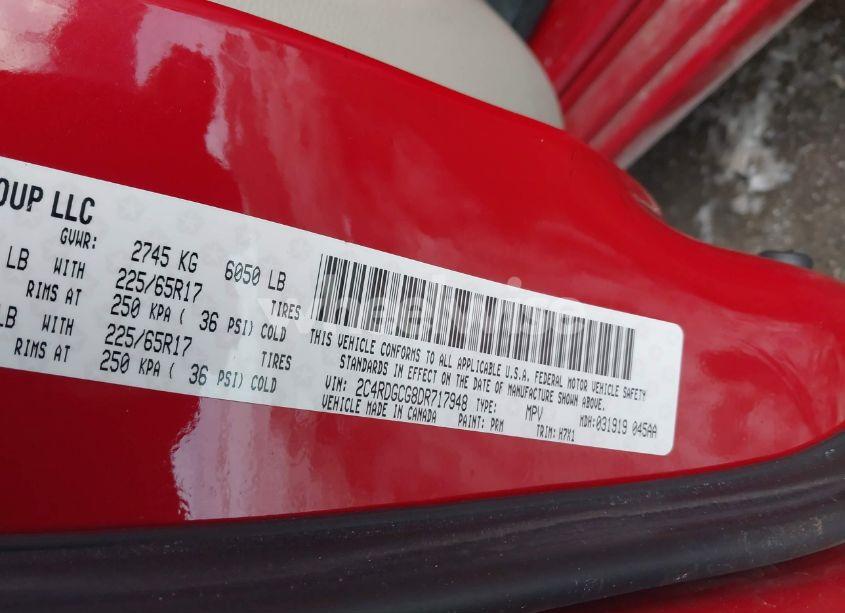 Photo 9 of 2013 Dodge Grand CARAVAN SXT (VIN 2C4RDGCG8DR717948)