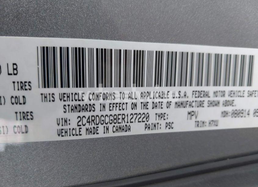 Photo 9 of 2014 Dodge Grand CARAVAN SXT (VIN 2C4RDGCG8ER127220)