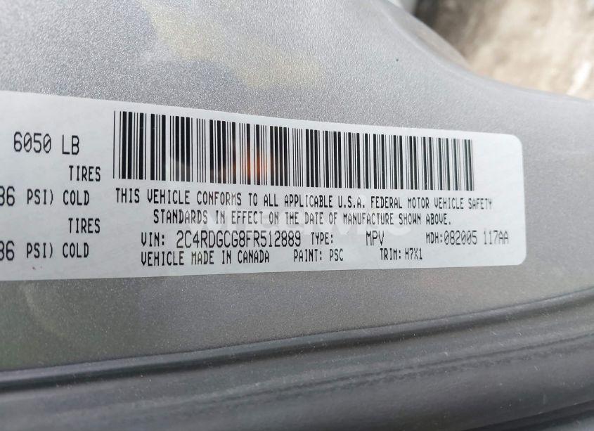 Photo 9 of 2015 Dodge Grand CARAVAN SXT (VIN 2C4RDGCG8FR512889)