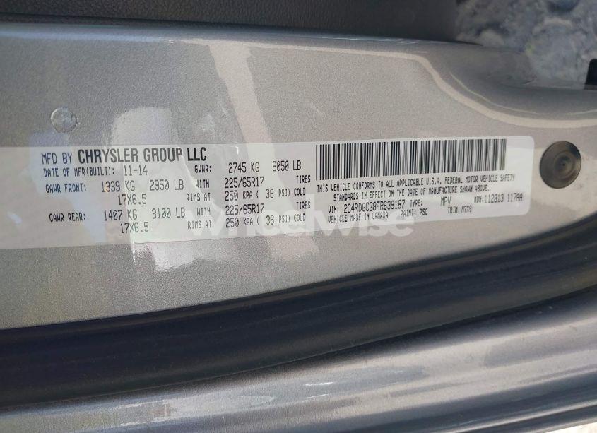 Photo 9 of 2015 Dodge Grand CARAVAN SXT (VIN 2C4RDGCG8FR639187)