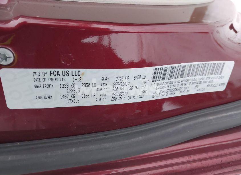 Photo 9 of 2019 Dodge Grand CARAVAN SXT (VIN 2C4RDGCG8KR631486)