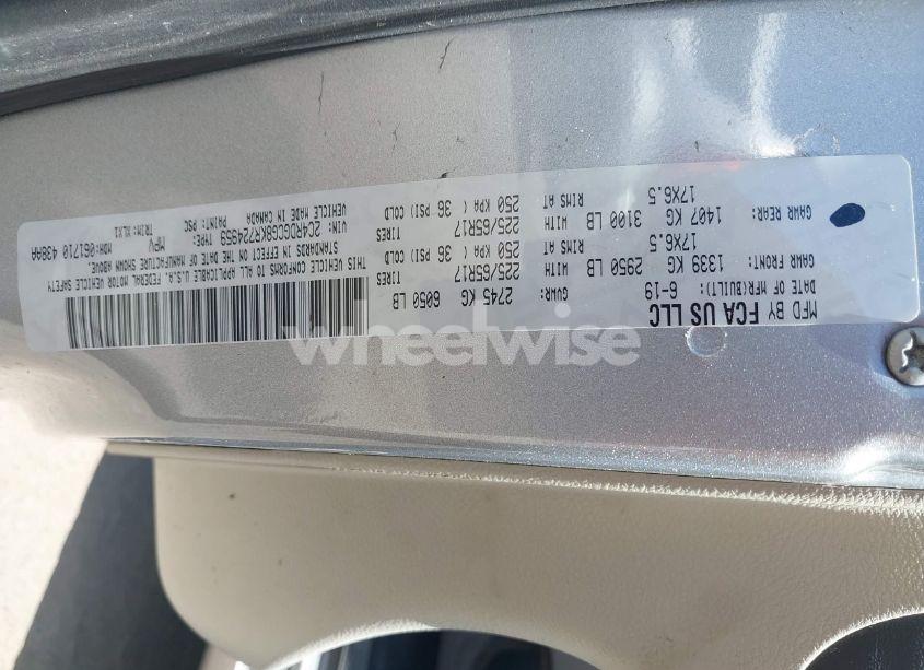 Photo 9 of 2019 Dodge Grand CARAVAN SXT (VIN 2C4RDGCG8KR724959)