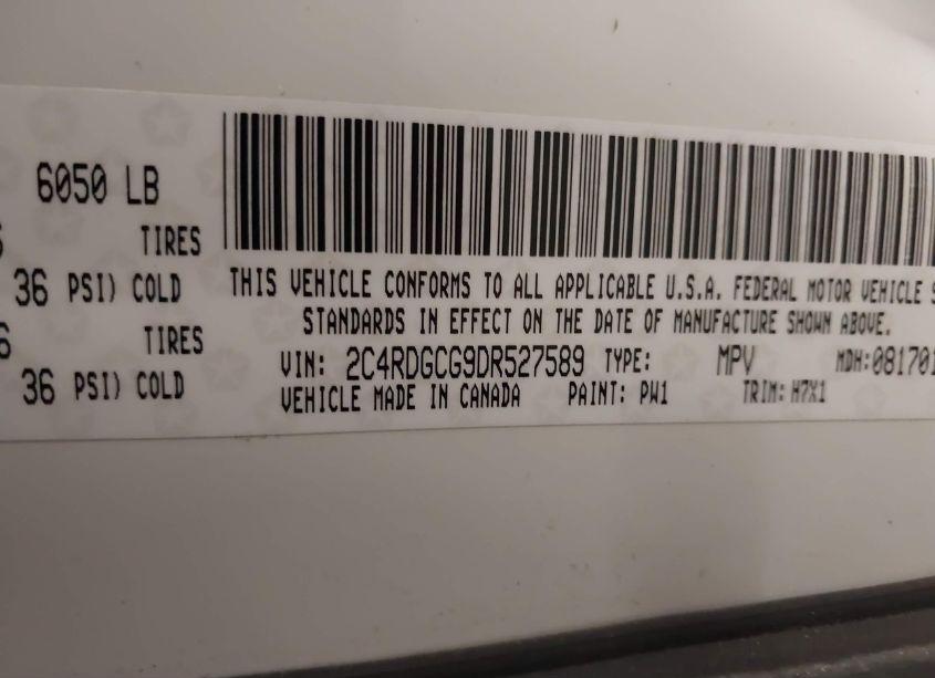 Photo 9 of 2013 Dodge Grand CARAVAN SXT (VIN 2C4RDGCG9DR527589)