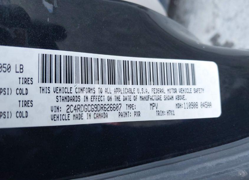 Photo 9 of 2013 Dodge Grand CARAVAN SXT (VIN 2C4RDGCG9DR626607)