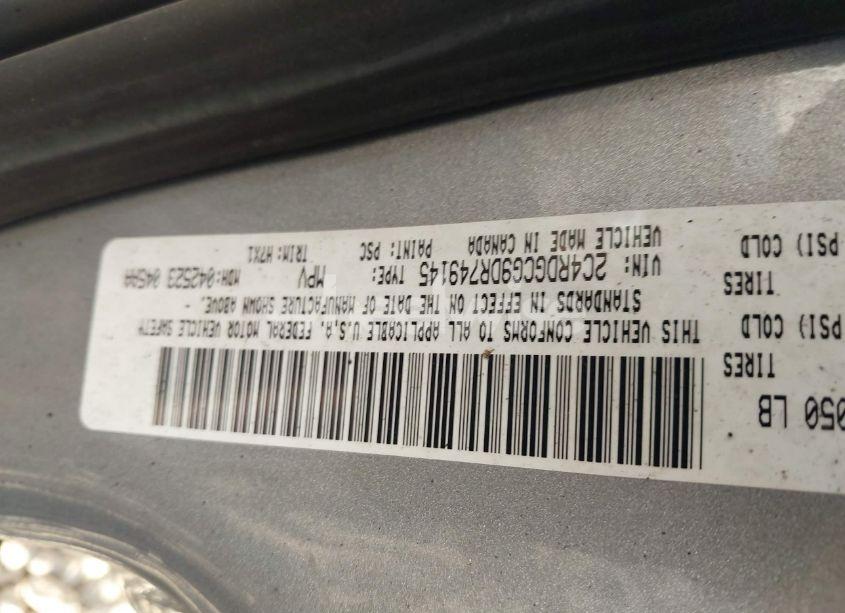 Photo 9 of 2013 Dodge Grand CARAVAN SXT (VIN 2C4RDGCG9DR749145)