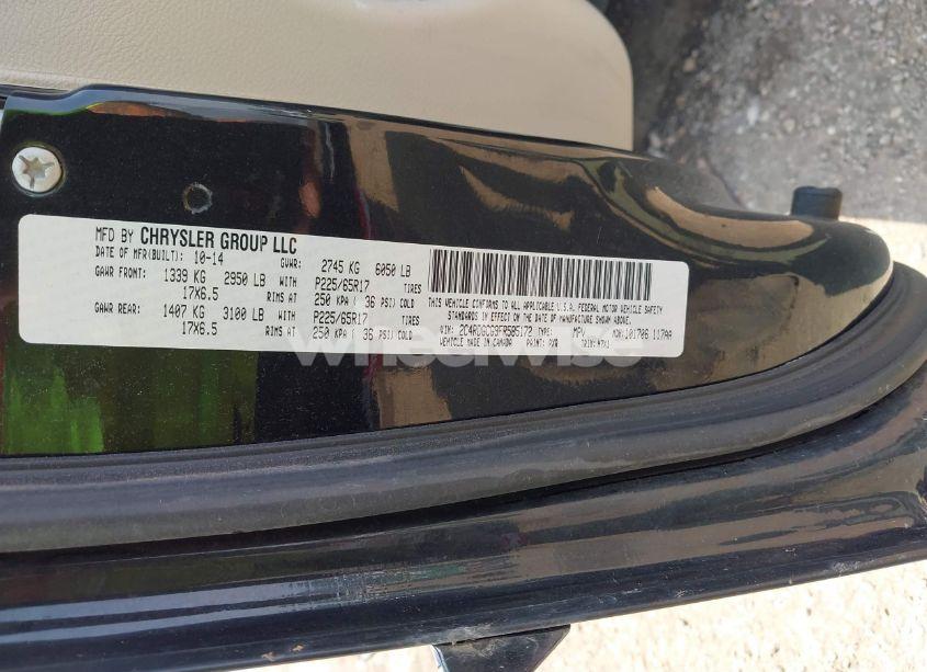 Photo 9 of 2015 Dodge Grand CARAVAN SXT (VIN 2C4RDGCG9FR585172)