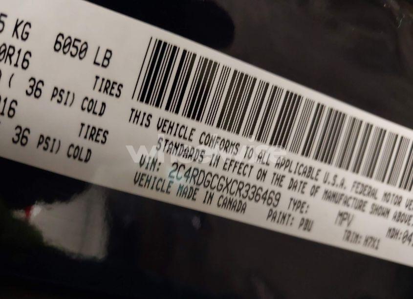 Photo 9 of 2012 Dodge Grand CARAVAN SXT (VIN 2C4RDGCGXCR336469)