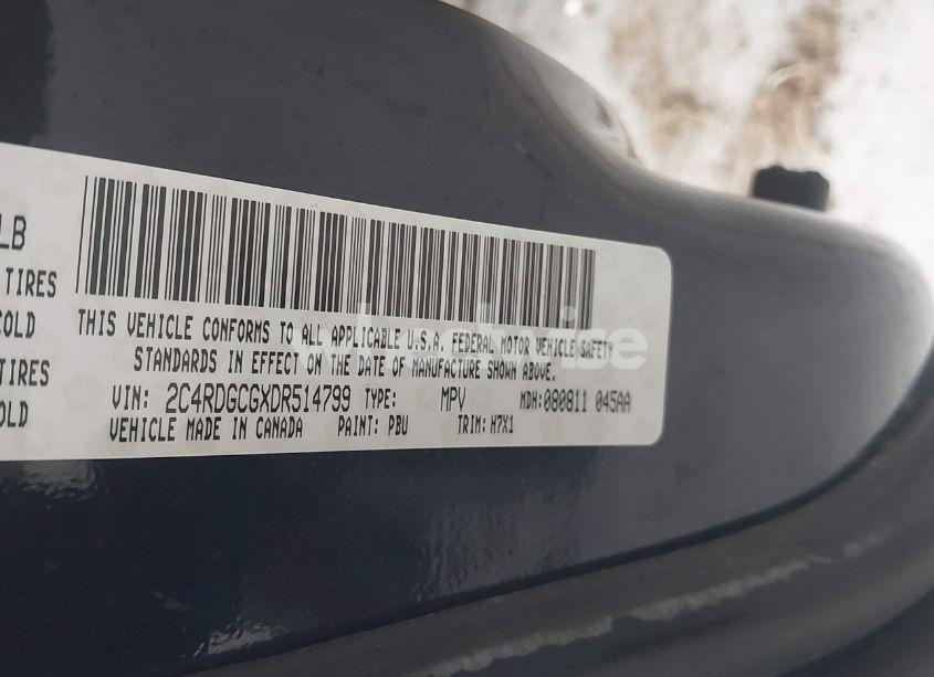 Photo 9 of 2013 Dodge Grand CARAVAN SXT (VIN 2C4RDGCGXDR514799)