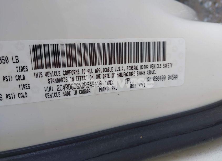 Photo 9 of 2013 Dodge Grand CARAVAN SXT (VIN 2C4RDGCGXDR549410)