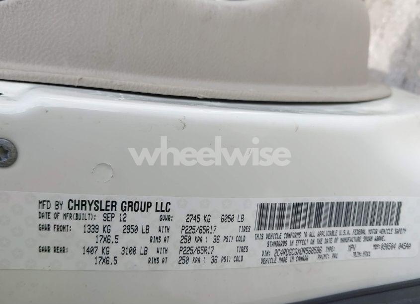 Photo 9 of 2013 Dodge Grand CARAVAN SXT (VIN 2C4RDGCGXDR568586)